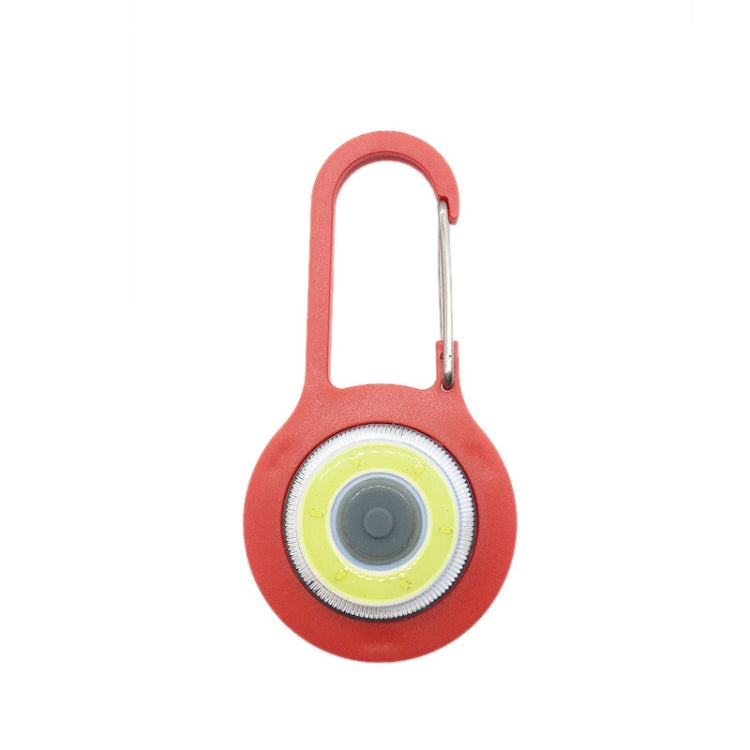 3 PCS Mini Carabiner COB Flashlight Outdoor Portable Keychain Night Fishing Light Random Colour Delivery, Red, Blue, Black, Gray