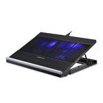 NUOXI T10 노트북 라디에이터 다단계 조절 알루미늄 합금 브래킷, 블랙, 실버