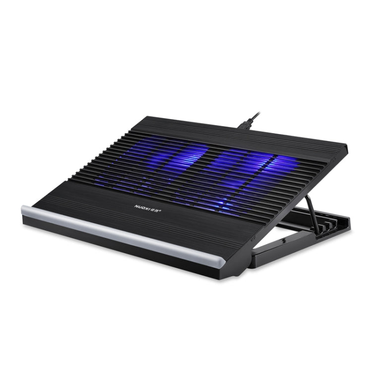NUOXI T10 노트북 라디에이터 다단계 조절 알루미늄 합금 브래킷, 블랙, 실버