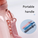 DOOGE 야외 여행 스포츠 물컵 학생용 휴대용 플라스틱 컵, 700ml