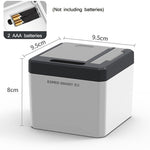 EXPED SMART 지능형 유도 자동 이쑤시개 상자 가정용 식당 전기 이쑤시개 홀더, 배터리 버전, USB 충전 버전