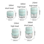ZM-14 가정용 미니 무선 전기 마늘 다지기, 흰색 100ml, 녹색 100ml, 분홍 100ml, 하이컵 흰색 250ml, 하이컵 녹색 250ml, 하이컵 분홍 250ml, 흰색 유리 300ml, 녹색 유리 300ml, 분홍 유리 300ml, 흰색 하이컵 250ml + 소컵 100ml