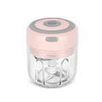 ZM-14 가정용 미니 무선 전기 마늘 다지기, 흰색 100ml, 녹색 100ml, 분홍 100ml, 하이컵 흰색 250ml, 하이컵 녹색 250ml, 하이컵 분홍 250ml, 흰색 유리 300ml, 녹색 유리 300ml, 분홍 유리 300ml, 흰색 하이컵 250ml + 소컵 100ml