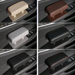 Car Arm Handle Seat Left Hand Elbow Tray Universal Leather Increasing Pad Central Armrest Box, Black+Black line, Beige, Brown, Gray, Black+White Line, Black+Red Line