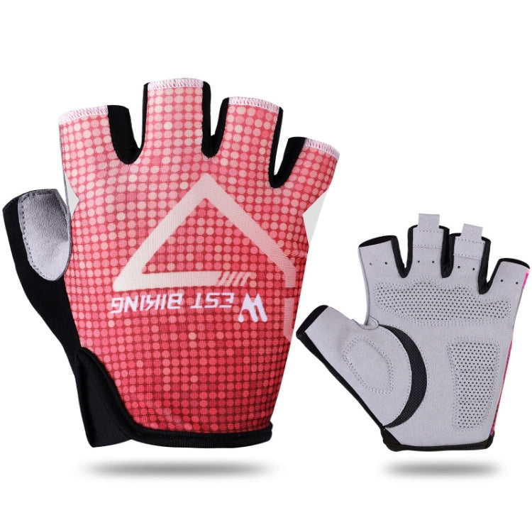 WEST BIKING YP0211215 라이딩 장갑 여름 하프 핑거 통기성 야외 사이클링 장갑, M, L, XL, XXL