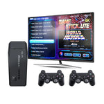 M8 무선 HDMI 아케이드 게임 홈 TV 미니 게임기 2 x 게임패드 포함, M8 32G (무선), M8 64G (무선)
