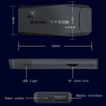 M8 무선 HDMI 아케이드 게임 홈 TV 미니 게임기 2 x 게임패드 포함, M8 32G (무선), M8 64G (무선)