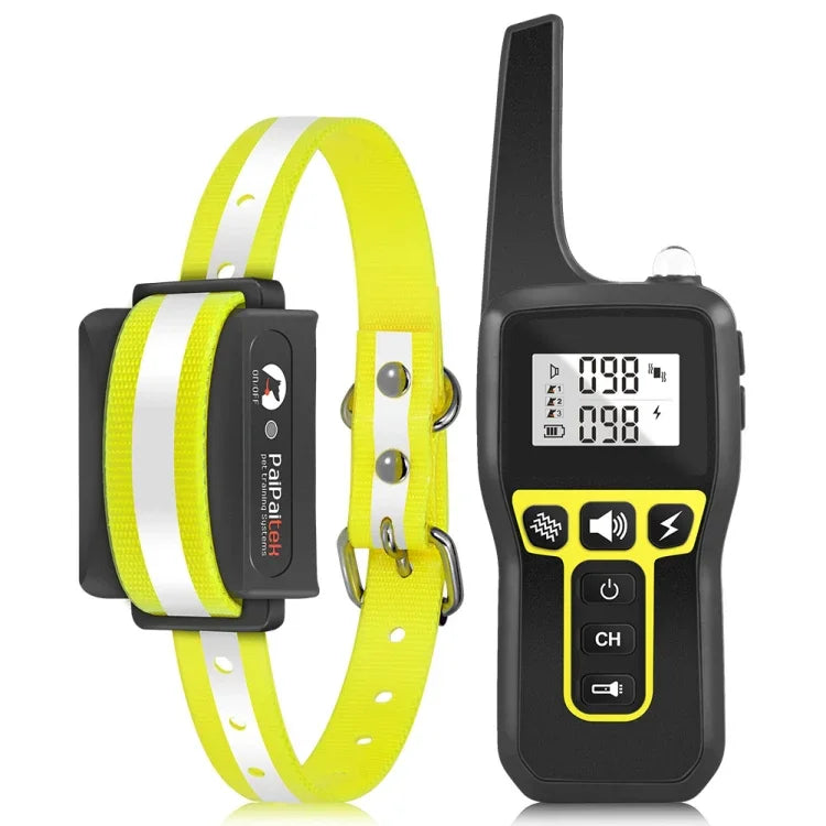 PaiPaitek PD529 리모컨 개 훈련 기기 음성 제어 짖음 방지 기기 개 훈련 기기, PD529 (블랙), PD529 (레드), PD529 (오렌지), PD529 (옐로우)