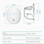 Wearable Automatic Breast Pump Massage Hands-free Invisible Wireless Large Suction Breast Pump, S4DW - English, S9 - English - Gray, S9 - English - Pink, S9 - English - Green, S12 - English - White
