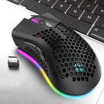 K-Snake BM600 1600 DPI 7키 홀로우 경량 무선 충전 RGB 컬러풀 게이밍 마우스, 무선 BM600 블랙, 무선 BM600 화이트, 무선 BM600 핑크, 무선 BM600 시안