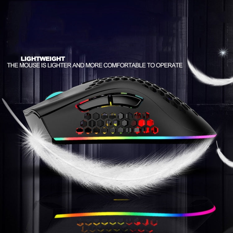 K-Snake BM600 1600 DPI 7키 홀로우 경량 무선 충전 RGB 컬러풀 게이밍 마우스, 무선 BM600 블랙, 무선 BM600 화이트, 무선 BM600 핑크, 무선 BM600 시안