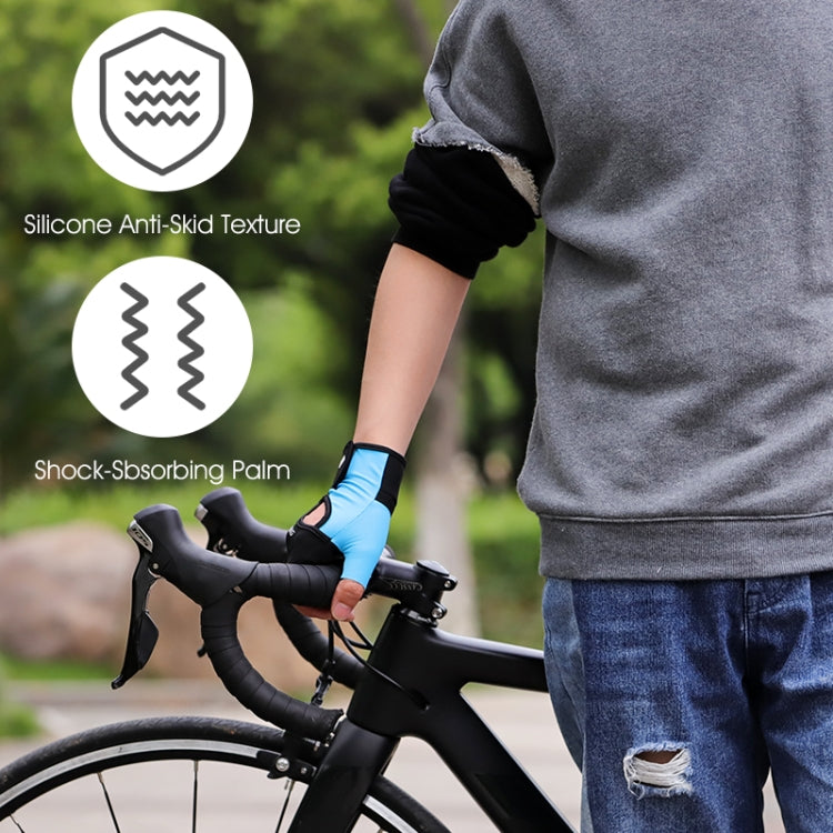 WEST BIKING YP0211217 사이클링 통기성 실리콘 손바닥 장갑 피트니스 훈련 손목 보호 스포츠 장갑, M, L, XL