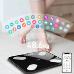 스마트 블루투스 체중계 가정용 체지방 측정 건강 체중계, 배터리 모델, 충전 모델, 태양광 + 충전 모델