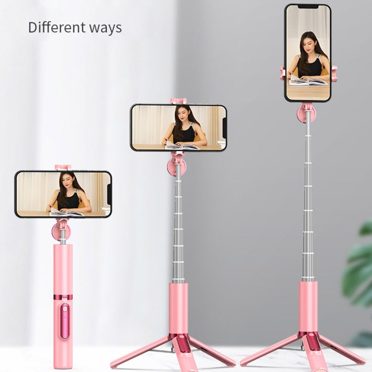 CYKE AB202 팬텀 올인원 블루투스 휴대폰 셀카봉 데스크탑 라이브 방송 거치대 보조 조명 삼각대