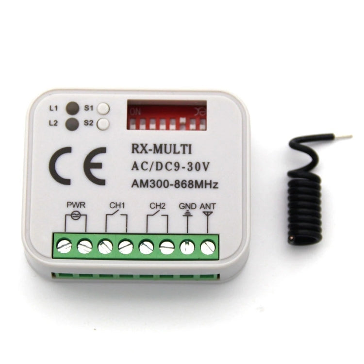 LZ-068 차고문 롤링 코드 고정 코드 다중 주파수 리모컨 수신기 스위치