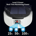 HB208 태양광 10W 37 LED 가정용 비상등 휴대용 야시장 램프 캠핑등, HB208 태양광