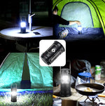 LED 텐트등 태양광 충전식 캠핑등 신축식 다기능 랜턴, USB 출력 지원, 태양광 + EU 플러그