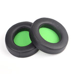 2개입 Razer V2용 헤드셋 스폰지 케이스, 헤드 빔 보호 커버(블랙), 헤드 빔 보호 커버(화이트), 헤드 빔 보호 커버(그린), 헤드 빔 보호 커버(핑크), 라운드(블랙), 라운드(블랙 그린 메시), 타원형(블랙)