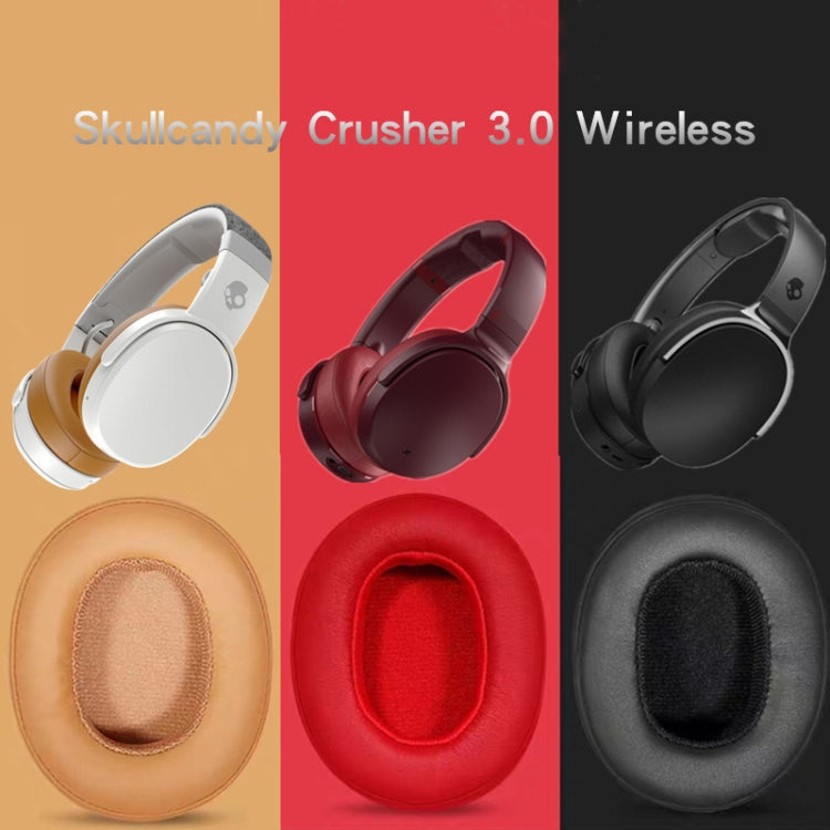 2개입 Skullcandy Crusher 3.0 무선용 헤드폰 스폰지 커버, Skullcandy Crusher 3.0(블랙)용, Skullcandy Crusher 3.0(옐로우)용, Skullcandy Crusher 3.0(레드)용