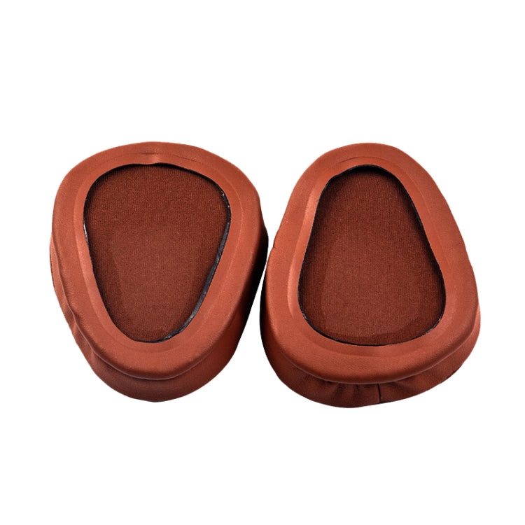 1쌍 Skullcandy Aviator 2용 헤드폰 스폰지 가죽 이어머프, 블랙, 브라운