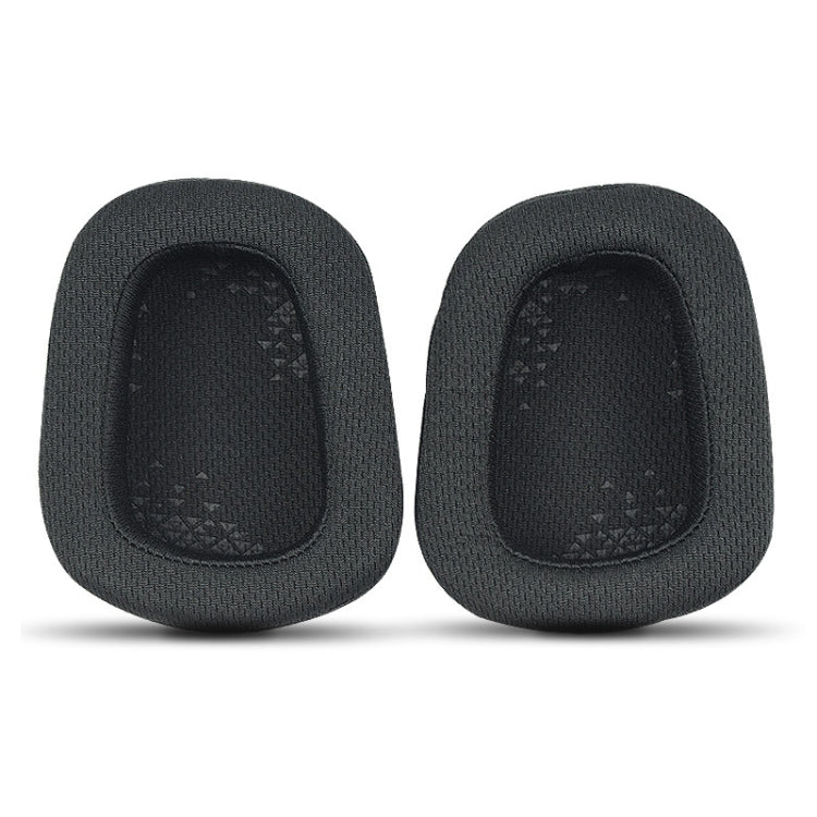 2개입 D0005 헤드폰 스폰지 커버 헤드폰 이어머프 Logitech G633 / G933 / G933S용, 색상: 네트 천, 네트 천, 단백질 스킨