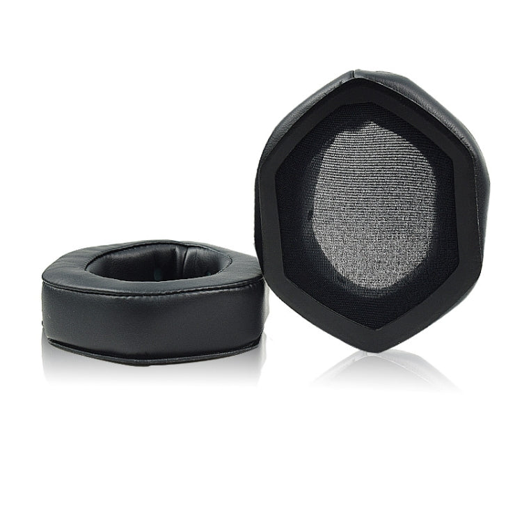 2개 V-Moda LP/M100/LP2 헤드셋 스폰지 커버 이어머프용, 블랙 블랙 네트