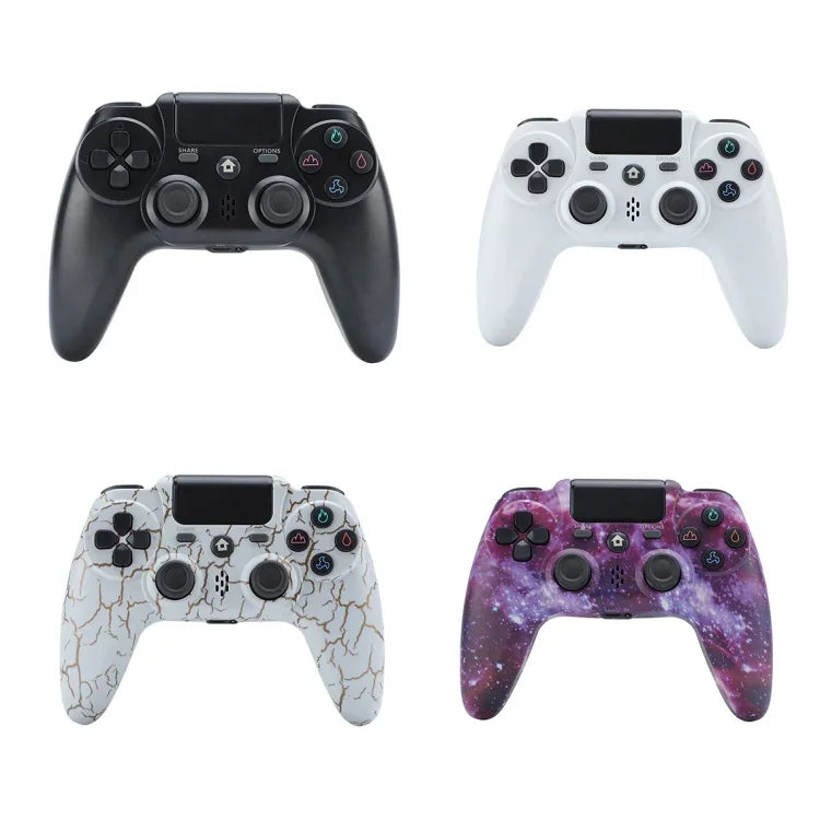 ZR486 PS4용 무선 게임 컨트롤러, 화이트, 블랙, 버스트, 퍼플 스타리 스카이
