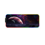 F-01 고무 열전사 RGB 발광 논슬립 마우스 패드, 350x900x3mm, 350x900x4mm, 400x900x3mm, 400x900x4mm