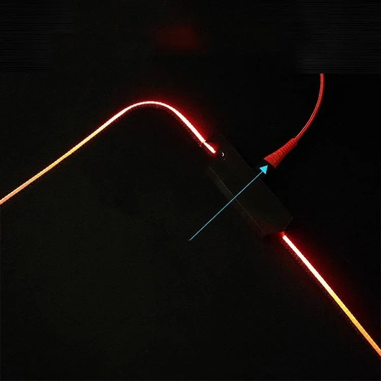 F-01 고무 열전사 RGB 발광 논슬립 마우스 패드, 350x900x3mm, 350x900x4mm, 400x900x3mm, 400x900x4mm