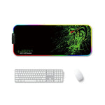 F-01 고무 열전사 RGB 발광 논슬립 마우스 패드, 350x900x3mm, 350x900x4mm, 400x900x3mm, 400x900x4mm