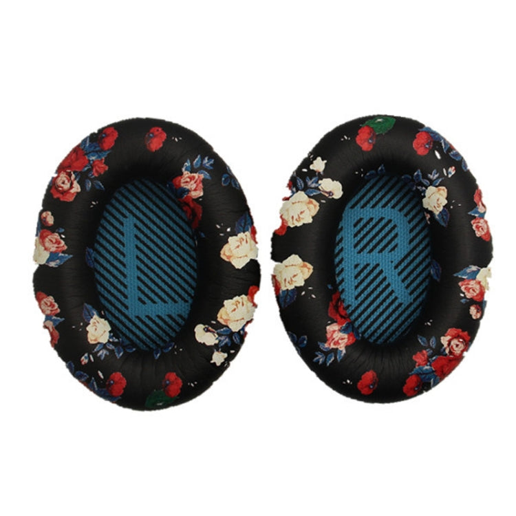 2개 헤드셋 스폰지 커버 BOSE QC15 / QC2 / QC25 / AE2 / AE2i용, 프린트 컬러 + 블루 LR, 화이트 + 블루 LR, 프린트 컬러 + 블랙, 블랙 + 블랙, 화이트 + 블랙, 프린트 컬러 + 그레이, 카키 + 그레이, 커피 + 그레이, 화이트 + 그레이, 그레이 + 그레이