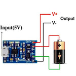 10개 HW-107 5V 1A 마이크로 USB 배터리 충전 보드 충전 모듈, HW-107