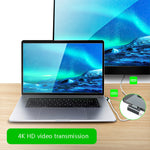 20핀 엘보 자석 USB-C / Type-C 어댑터 충전 및 4K 비디오 전송 지원, 실버, 그레이, 블랙
