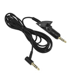 Bose QC15 / QC2용 3.5mm to 3.5mm 교체용 오디오 케이블 3개, 길이 1.8m