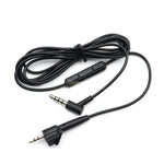Bose AE2 / AE2i용 마이크 포함 3.5mm to 2.5mm 교체용 오디오 케이블 2개, 길이 1.5m