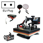 WL2938T 1200W 5 in 1 열전달 기계 티셔츠 인쇄용 열전달 기계, EU 플러그, 1200W