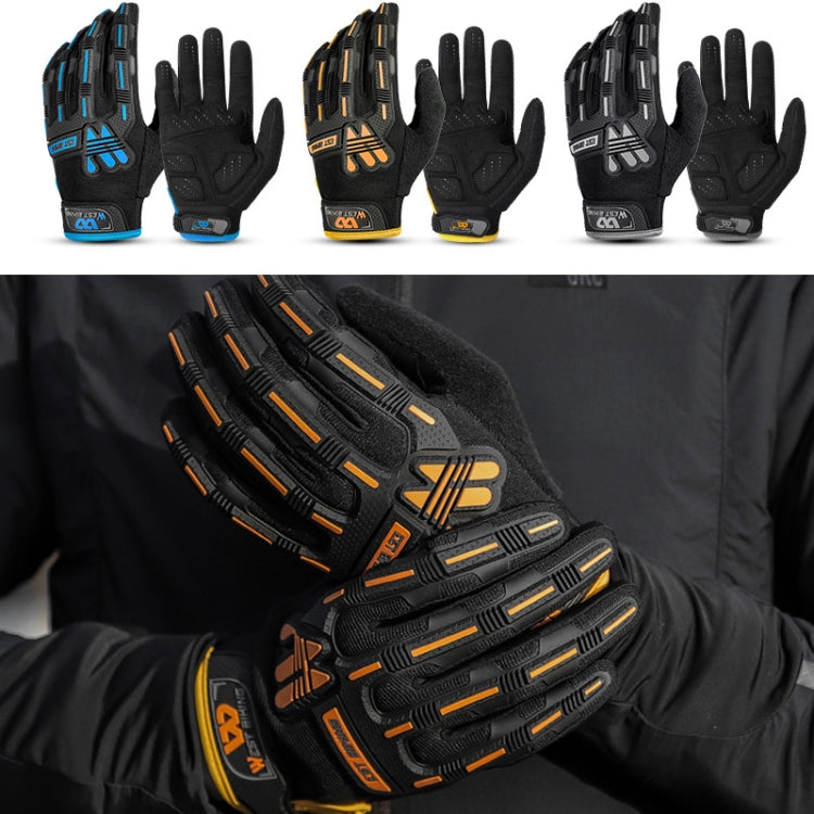 WEST BIKING YP0211208 라이딩 장갑 오토바이 자전거 긴 손가락 미끄럼 방지 터치 스크린 장갑, M, L, XL