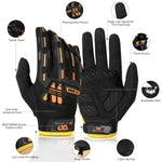WEST BIKING YP0211208 라이딩 장갑 오토바이 자전거 긴 손가락 미끄럼 방지 터치 스크린 장갑, M, L, XL