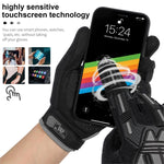 WEST BIKING YP0211208 라이딩 장갑 오토바이 자전거 긴 손가락 미끄럼 방지 터치 스크린 장갑, M, L, XL