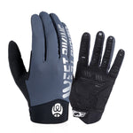 WEST BIKING YP0211214 긴 손가락 충격 흡수 미끄럼 방지 터치 스크린 장갑 사이클링 스포츠 장갑, M, L, XL