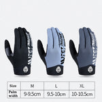 WEST BIKING YP0211214 긴 손가락 충격 흡수 미끄럼 방지 터치 스크린 장갑 사이클링 스포츠 장갑, M, L, XL