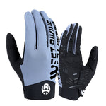 WEST BIKING YP0211214 긴 손가락 충격 흡수 미끄럼 방지 터치 스크린 장갑 사이클링 스포츠 장갑, M, L, XL