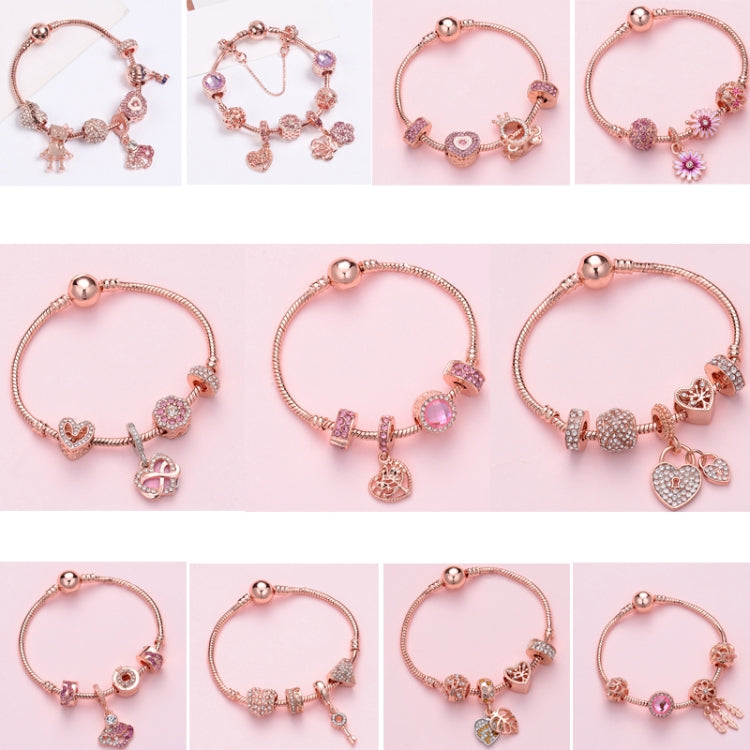 여성용 로즈 골드 구슬 팔찌, SL124 18cm, SL124 19cm, SL124 20cm, SL125 18cm, SL125 19cm, SL125 20cm, SL126 18cm, SL126 19cm, SL126 20cm, SL128 18cm, SL128 19cm, SL128 20cm, SL129 18cm, SL129 19cm, SL129 20cm, SL130 18cm, SL130 19cm, SL130 20cm