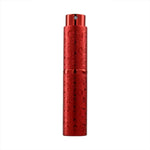 2개 세트 엠보싱 회전 향수 병 금속 분사 병 살균 알코올 스프레이 병, 10ml