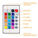 LED 조명 스트립 16색 리모컨 RGB 조명 벨트 USB 심포니 네온 장식용 부드러운 조명 바, 3m, 4m