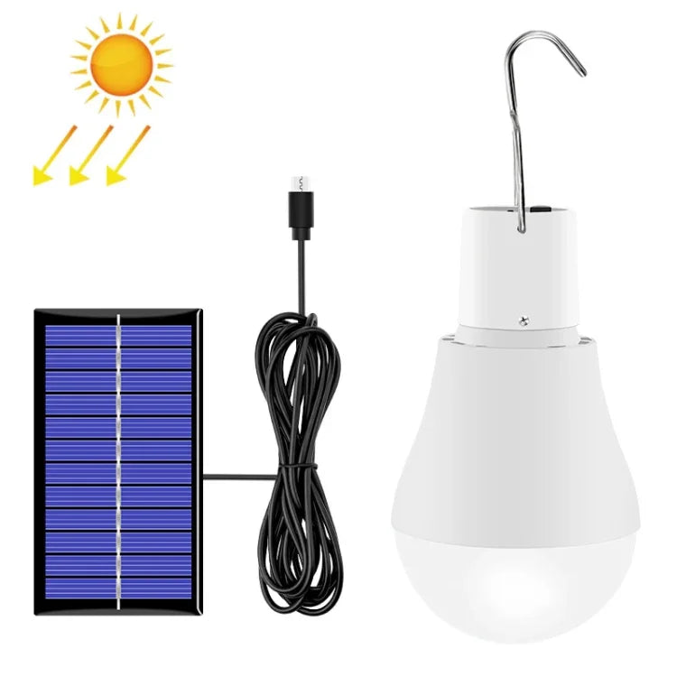 LED 태양광 전구 USB 휴대용 야외 비상 조명 전구 캠핑 조명