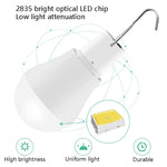 LED 태양광 전구 USB 휴대용 야외 비상 조명 전구 캠핑 조명