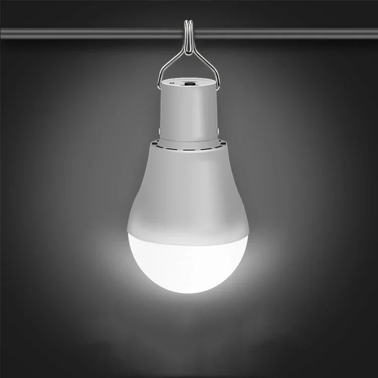 LED 태양광 전구 USB 휴대용 야외 비상 조명 전구 캠핑 조명