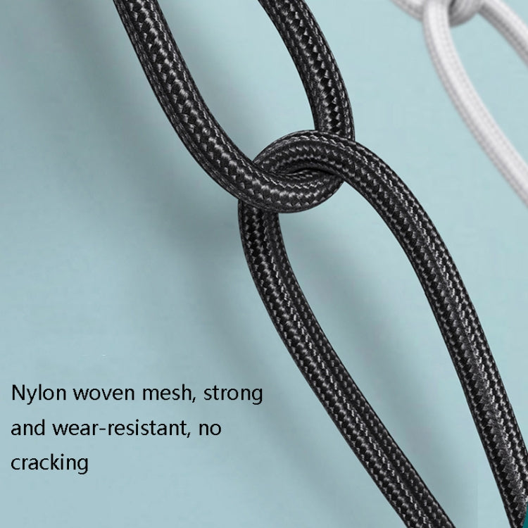 Oatsbasf 03083 휴대용 다기능 마이크로 USB + USB-C / 타입-C + 8핀 3 in 1 충전 케이블, 흰색, 회색, 주황, 녹색