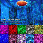 DQ-M3 LED 회전 별빛 하늘 조명 블루투스 음악 행성 바다 프로젝터 TF 카드 지원, 스타일:, USB + 블루투스, 배터리 + 블루투스